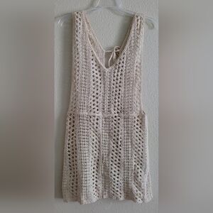 Princess Polly Sz Small/Medium Crocheted Sleeveless top